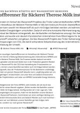 Zweistoffbrenner für Bäckerei Therese Mölk installiert