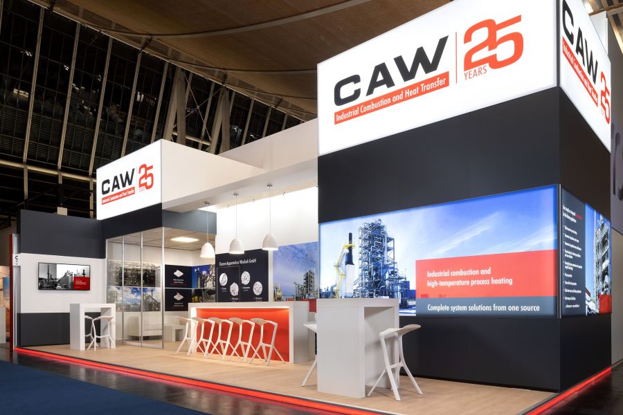 CAW exhibition stand